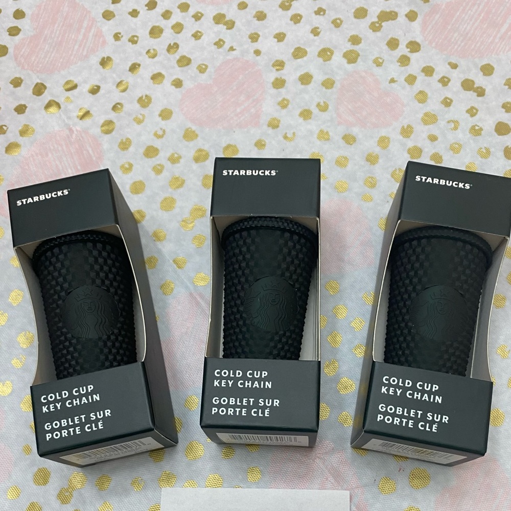 Starbucks keychain dark green